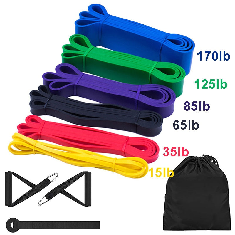 Banda de fitness puxar para cima bandas elásticas de borracha resistência loop power band set expansor de treino de ginástica em casa fortalecer trainning