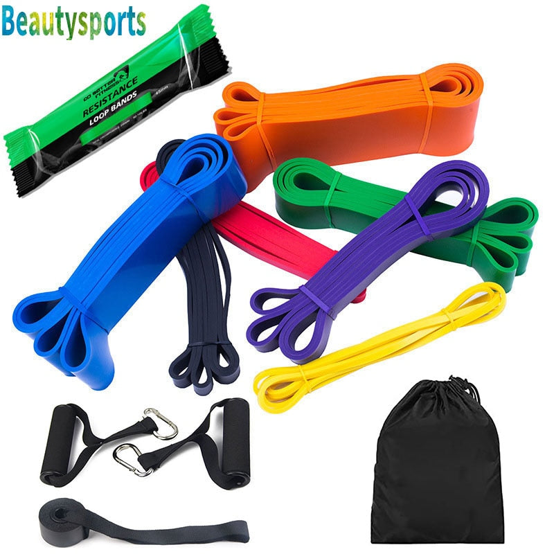 Banda de fitness puxar para cima bandas elásticas de borracha resistência loop power band set expansor de treino de ginástica em casa fortalecer trainning